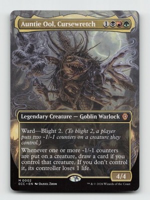 Auntie Ool, Cursewretch (Borderless) M Commander: Lorwyn Eclipsed 2 NM