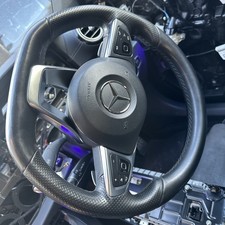 MERCEDES E CLASS W213 2016 - 2020 STEERING WHEEL WITH FLAT BOTTOM