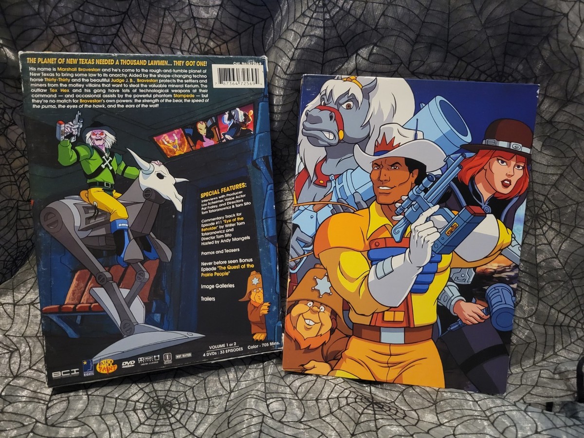 BraveStarr Volume One 4-disc DVD 33 Episodes w Slipcover NM