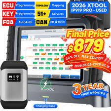 XTOOL USED IP919 PRO ECU Programming OBD2 Sca...