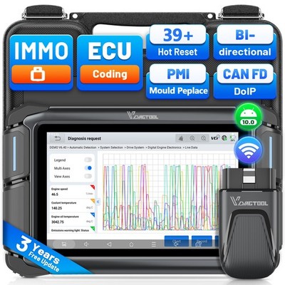 2026 VDIAGTOOL VD70S Automotive OBD2 Scanner Bidirectional Diagnostic Key Coding