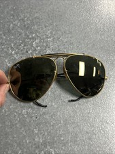 Vintage Diamond Hard B L Sunglasses Ray Ban Bausch  Lomb Outdoorsman Gold