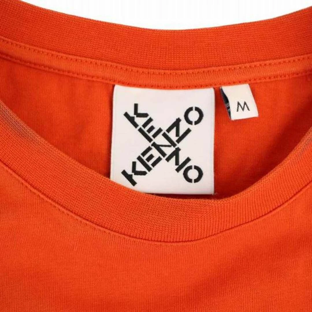 Abito Kenzo Mini Lunghezza Manica Corta Girocollo Stampa M Arancione FA62RO7684SJ