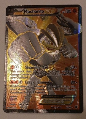 Machamp EX 90/98 Ancient Origins Ultra Rare Full Art Holo Pokémon