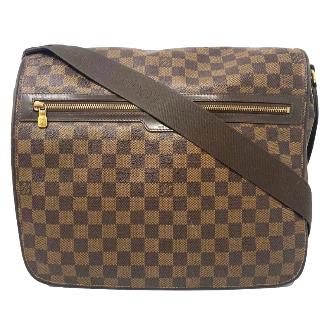 Louis Vuitton Broadway Damier Ebene 219916 Brown Canvas Messenger