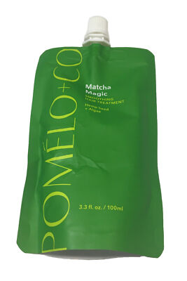 Pomelo + Co Matcha Magic Smoothing Hair Treatment 3.3 fl oz Pouch New & Sealed