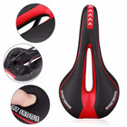 Selle de Vélo Confortable en Gel Unisexe Siège de Vélo Route, Montagne VTT Rouge