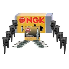 NGK 8 Ignition Coils and 8 G-Power Spark Plugs Kit For Lincoln LS Base V8