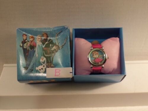 B Frozen Watch NIB ANNA with HOT PINK Band RARE HTF Girls  - Picture 1 of 2