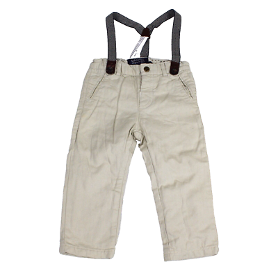 Mayoral Baby Boy Beige Suspender Trousers Formal Party 12 Months