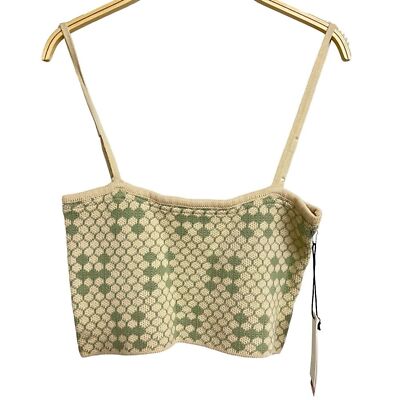 New Honor The Gift Hexagon Crop Top