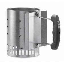 Weber Compact Chimney Starter Rapid Fire Charcoal Grill Accessory BBQ Cooking