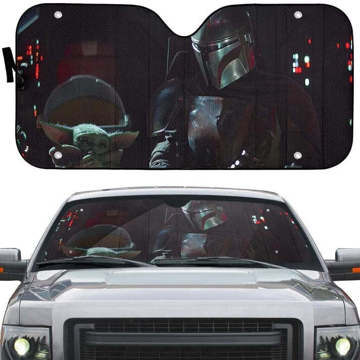 The Mandalorian Car Sunshade