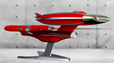 UNPAINTED Star Trek Enterprise Classic Car 3D Printed Model Kit 5'' Tall (BC)
