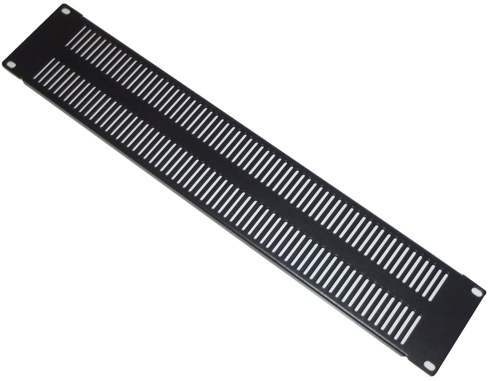 2u VENTED BLANK PANEL - Metal Blanking Plate for 19"" Rack Cabinets