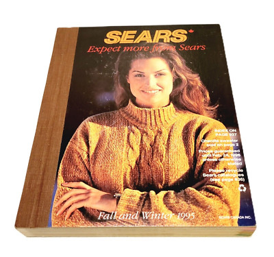 1995 Sears Canada Catalog Fall and Winter Hardcover Counter Book Unused