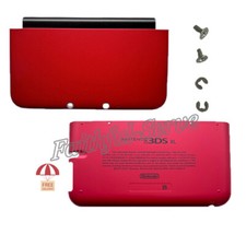 Top  Bottom Case Housing Shell Cover Replace For Nintendo 3DS XL 3DS LL Red