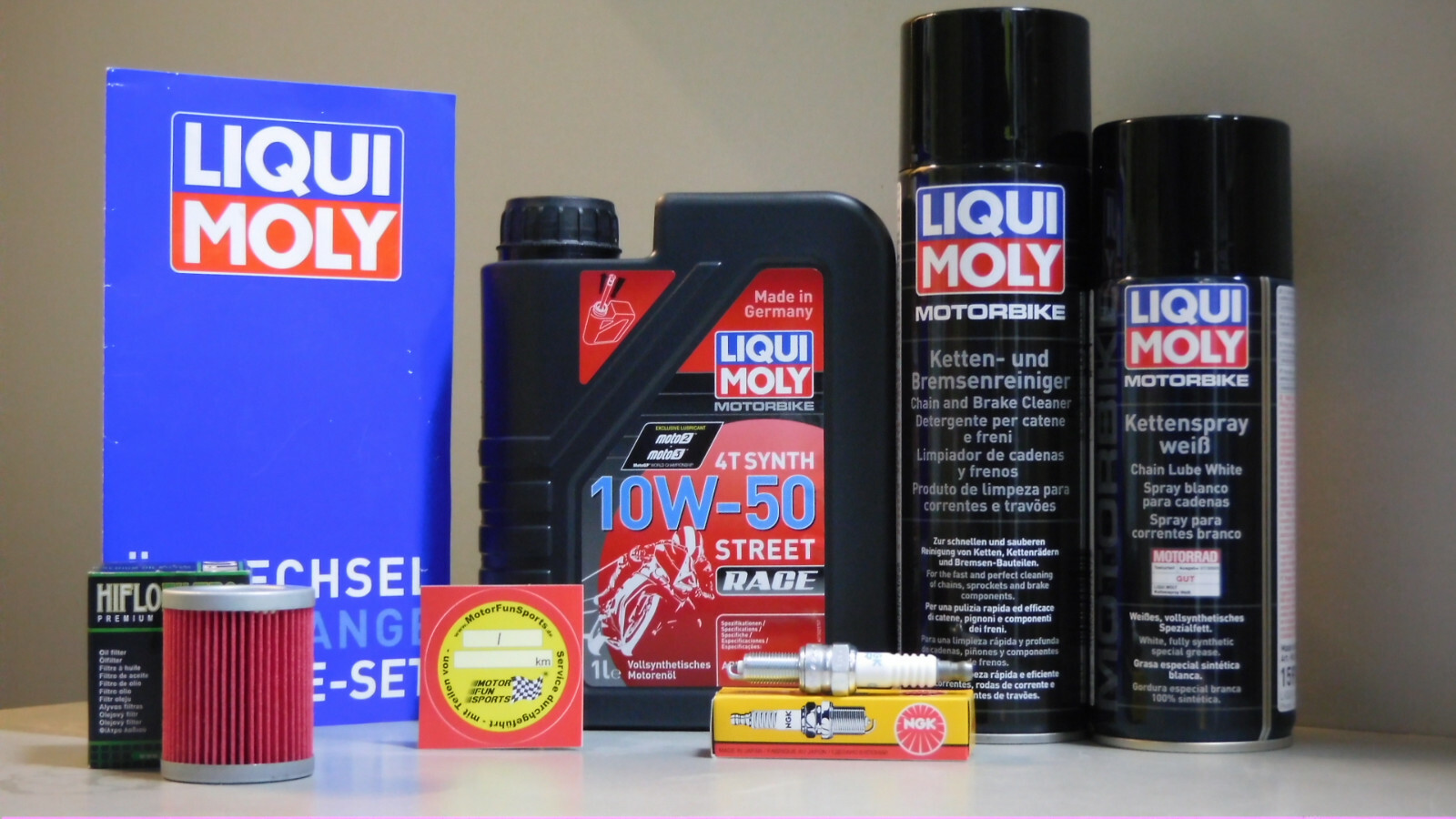 Maintenance Set Beta Alp 200 Inspection Spark Plug Oil Service