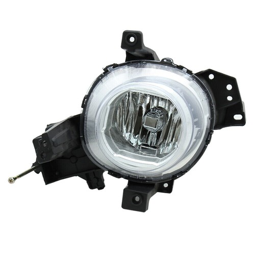 Trendgear Front Passenger Right Fog Light Lamp For 2017-2019 Kia Soul - Chrome, Halogen H8