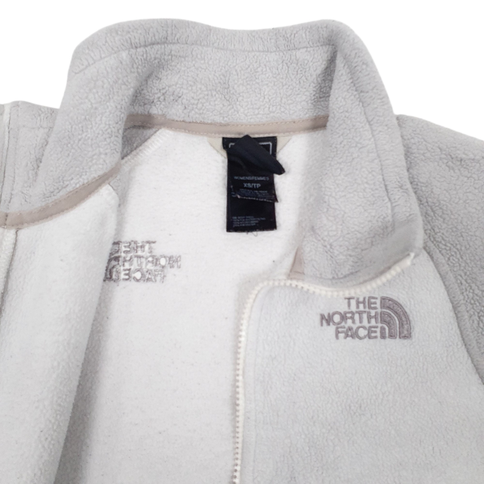 THE NORTH FACE Full Zip Polyester Fleece Jumper Womens XS image 3