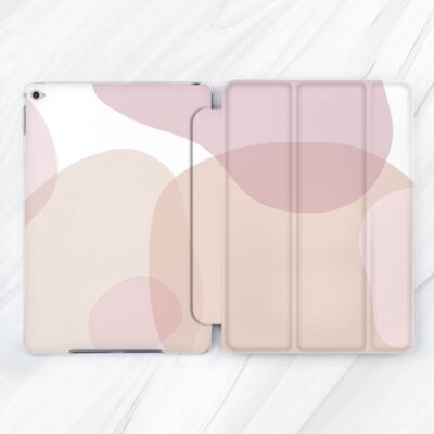 Pink Beige Abstract Bubble Case For iPad 10.2 Mini 7 6 Pro 13 Air 11 13 A16 10.9