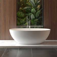 65in Solid Surface Handcrafted Stone Resin Ba...