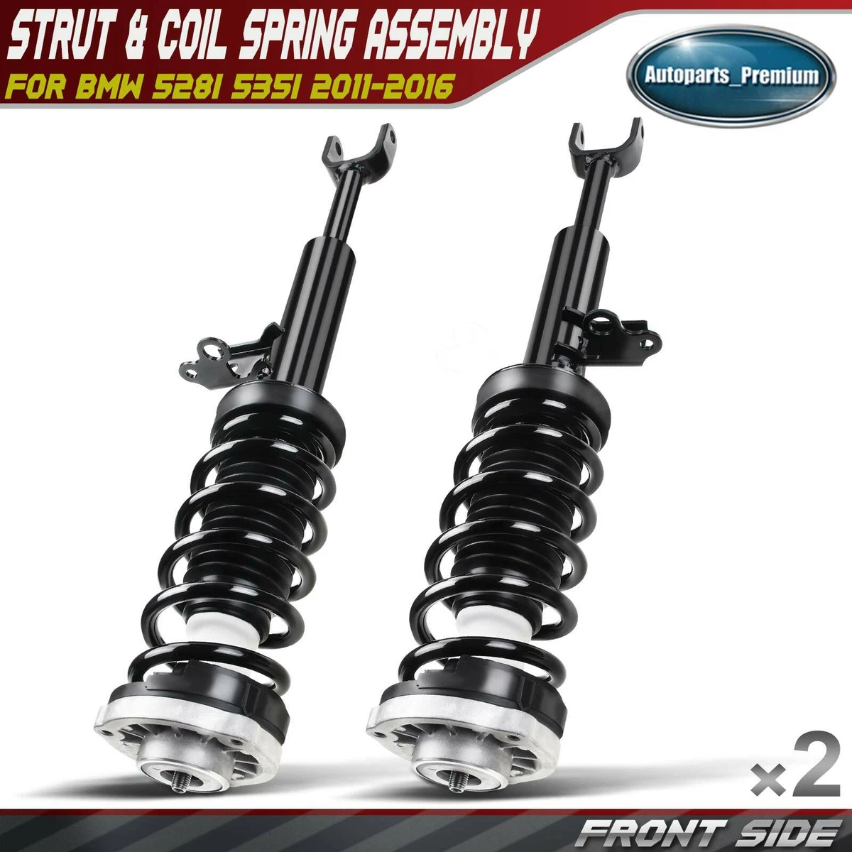 Front Side Complete Strut & Coil Spring Assembly for BMW E39 528i 