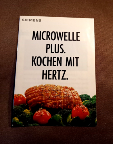 MICROWELLE PLUS - KOCHEN MIT HERTZ v. SIEMENS FRÖSCHL MÜNCHEN v. 1986  (1 - Bild 1 von 6