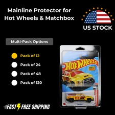 12-Pack Mainline Standard Protector Case Storage for Hot Wheels and Matchbox