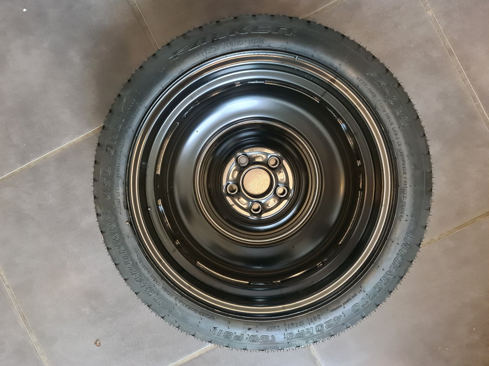 TOYOTA YARIS HYBRID 20202024 SPACE SAVER SPARE WHEEL 5 STUD 16" TOOL