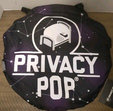Privacy Pop Half Bed Tent Space Black And Purple 39"W 38L 44T Unused