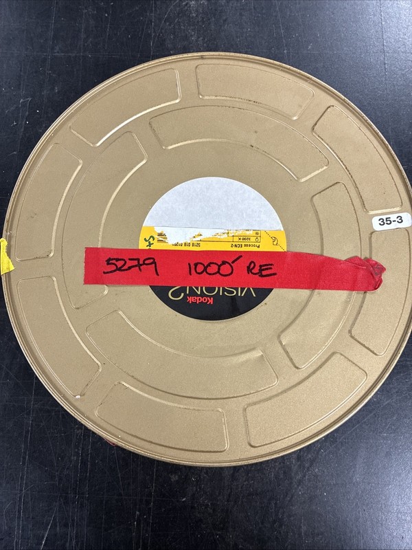 1000ft Kodak 5279 35mm Film Recan Color Cold Stored Vintage Stock