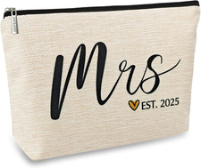Wedding Bridal Shower Gifts for Bride to Be 2025, Future Mrs Makeup Bag, Bachelo