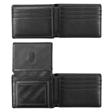 Wallet for Men and Women Slim Rfid Leather 2 ID Window With Gift Box