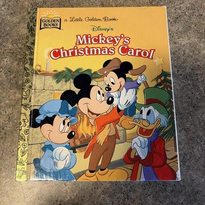 Vintage 90s Disney's Mickey's Christmas Carol Little Golden Book