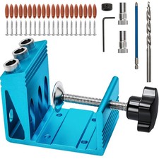 Pocket Hole Jig Kit with 3 Drill for 3 drill hole, 3
