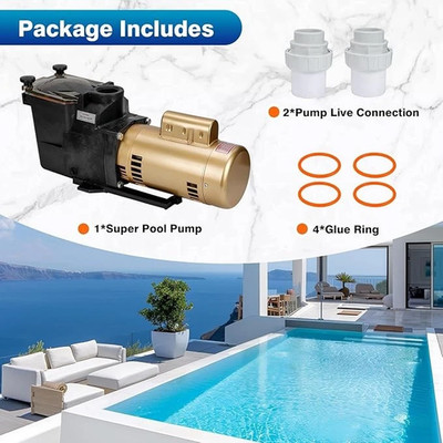 Super Pump 2HP Single Speed Pool Pump for Hayward 115/230V W3SP2615X20 SP2615X20