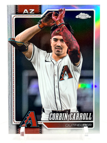 2026 Topps Chrome Corbin Carroll Image Variation SP #83