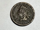 1859 Indian Head Penny Dark Color Worn #2
