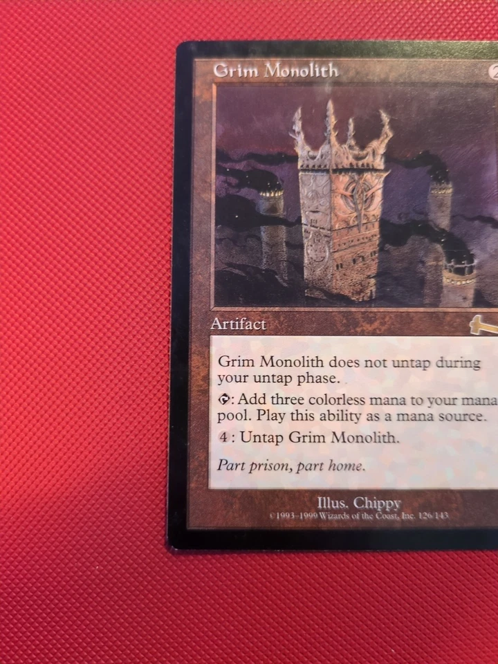 Grim Monolith Urza's Legacy MtG Magic LP/MP - Image 2 of 4