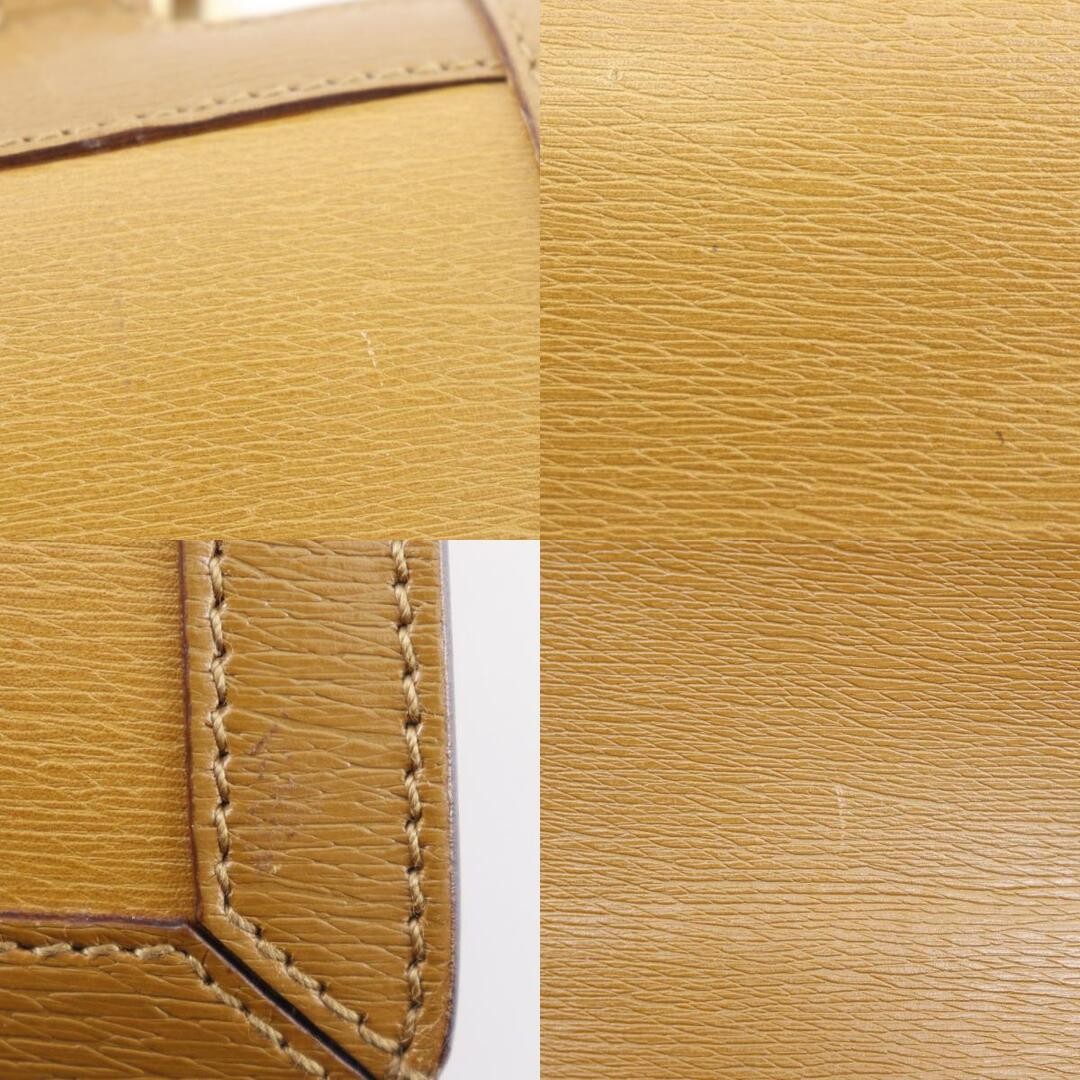 Gucci G Buckle Calf Brown Shoulder Bag Women Used 17cm thumbnail 8