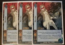 Revoke UFS Full Art Promo Universal Fighting System 3x Near Mint