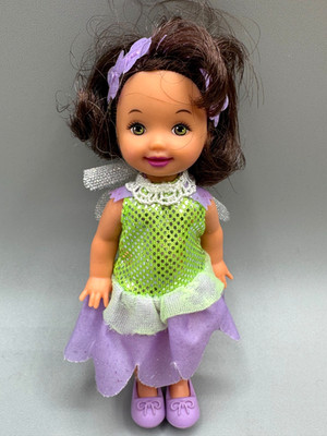 ~DS LOT I DRESSED BARBIE DOLL KELLY CLUB 2003 FLOWER FAIRY IN THE NUTCRACKER
