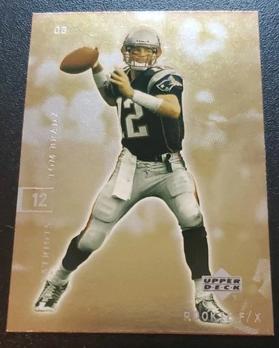 2001 Upper Deck Rookie F/X - Tom Brady #54 second year NEW ENGLAND PATRIOTS NFL