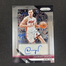 2018-19 Panini Prizm Goran Dragic Auto Autograph Heat S-GDR