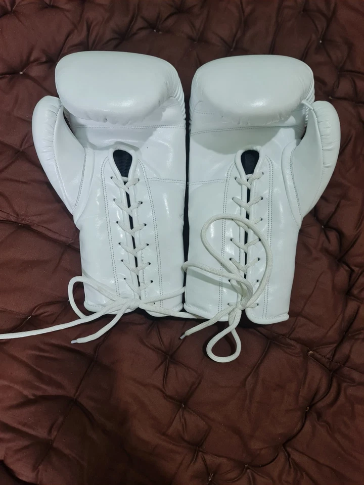 Guantes de boxeo Winning MS-600 tipo profesional con cordones 8 oz-16 oz guantes de entrenamiento de lucha Foto 4 de 4