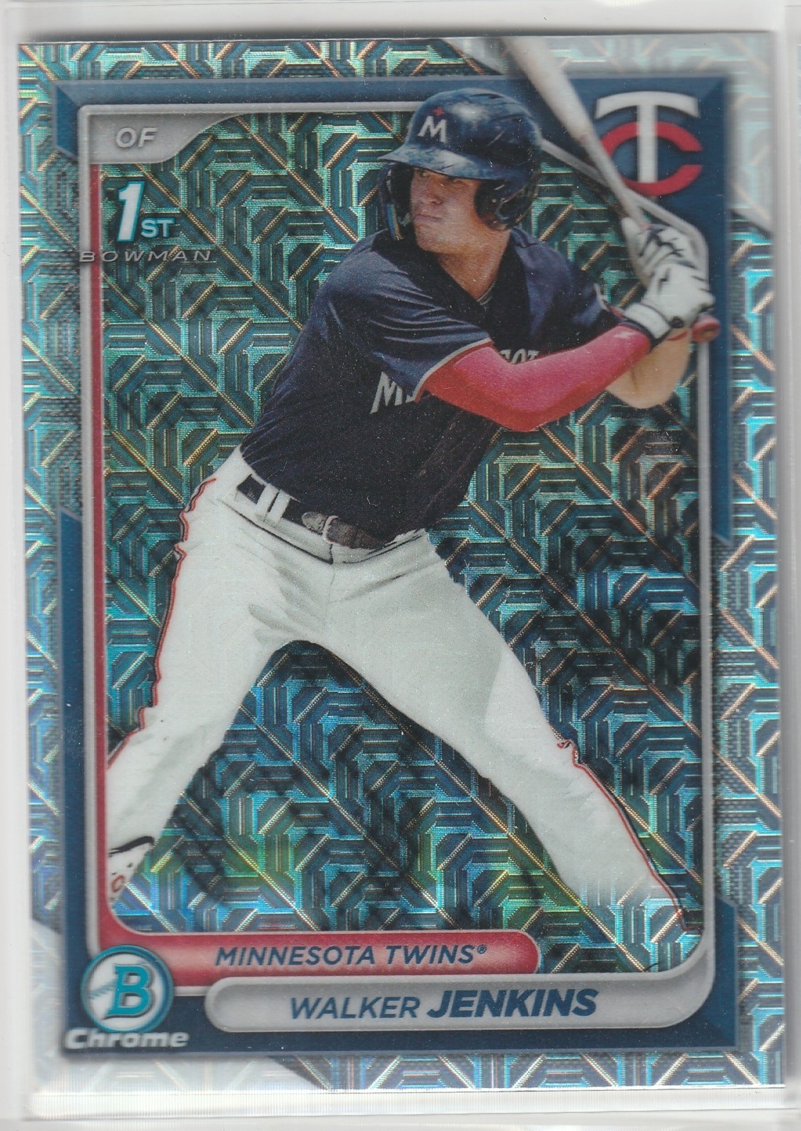 2024 Bowman - Chrome Prospects Walker Jenkins #BCP-43 Mojo Refractor (RC)
