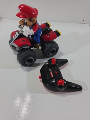 #ad #ad Mario Kart Mario RC ATV car 1:20 scale . Tested Works As Should. $12.99