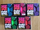 Nee Doh FUZZ BALL Flower Power Velvet Squeeze Stress Ball NeeDoh Lot Of 5 — photo 1