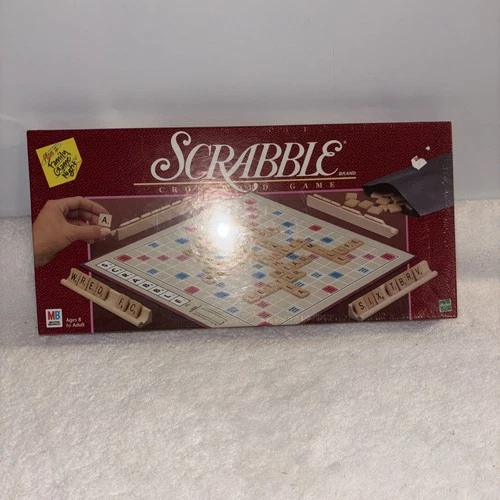 Vintage 1998 Scrabble Crossword Board Game NEW SEALED Milton Bradley #4024